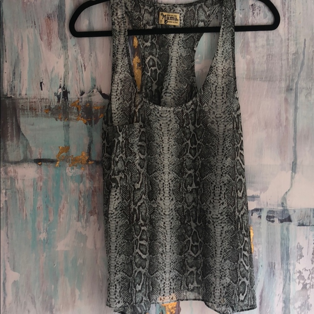Show me your mumu snakeskin tank